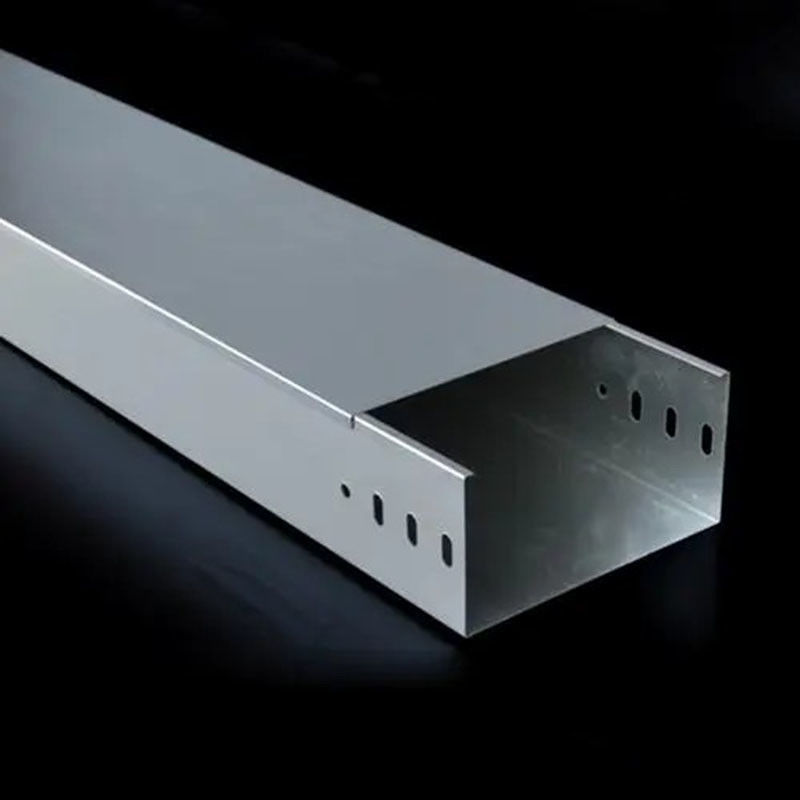 Polishing SS 304 Cable Tray Customized Length Size Warna Perak