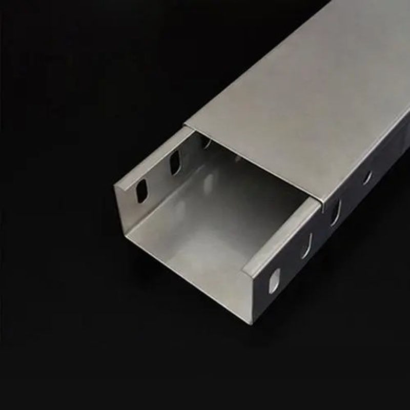 Polishing SS 304 Cable Tray Customized Length Size Warna Perak