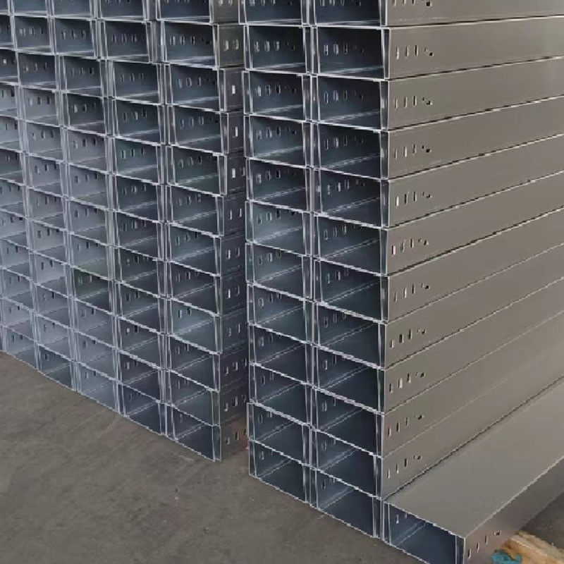 Hot dip Galvanizing SS 304 Cable Tray tahan korosi Dengan kapasitas beban tinggi