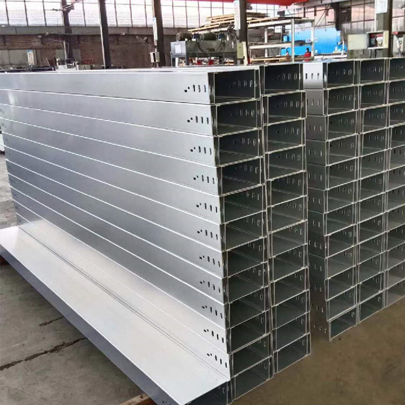 Hot dip Galvanizing SS 304 Cable Tray tahan korosi Dengan kapasitas beban tinggi