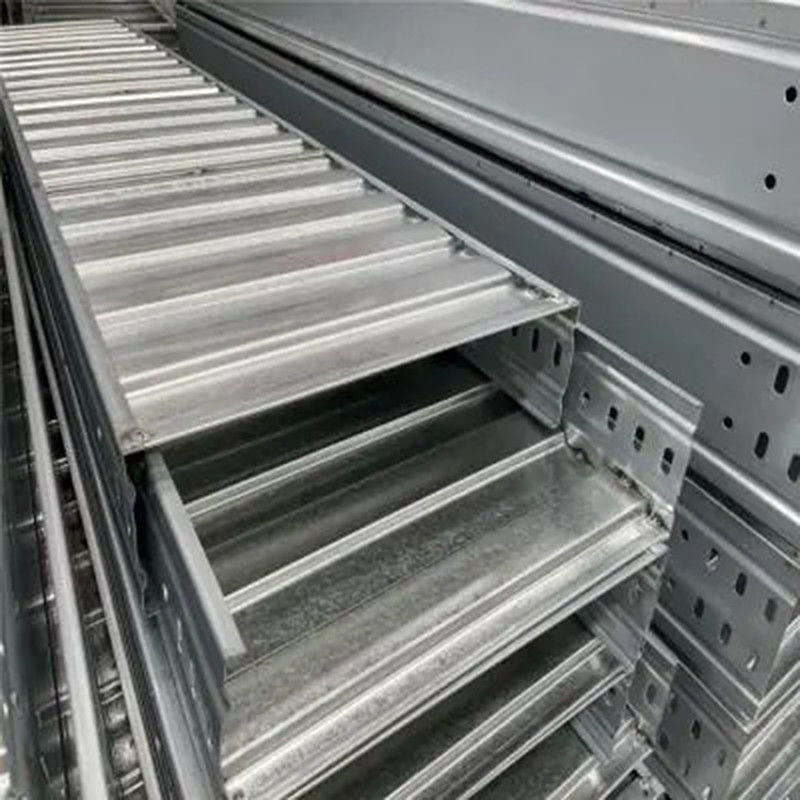 50-200mm kabel bergelombang Tray tahan api Panjang disesuaikan beban kerja maksimum sesuai kebutuhan