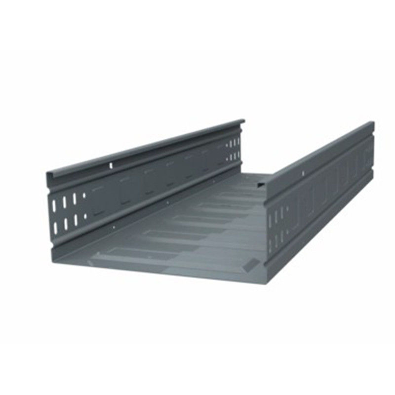 High Strength Corrugated Cable Tray Aluminium 50-200mm tahan korosi