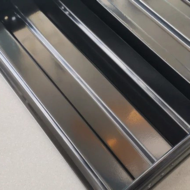 High Strength Corrugated Cable Tray Aluminium 50-200mm tahan korosi